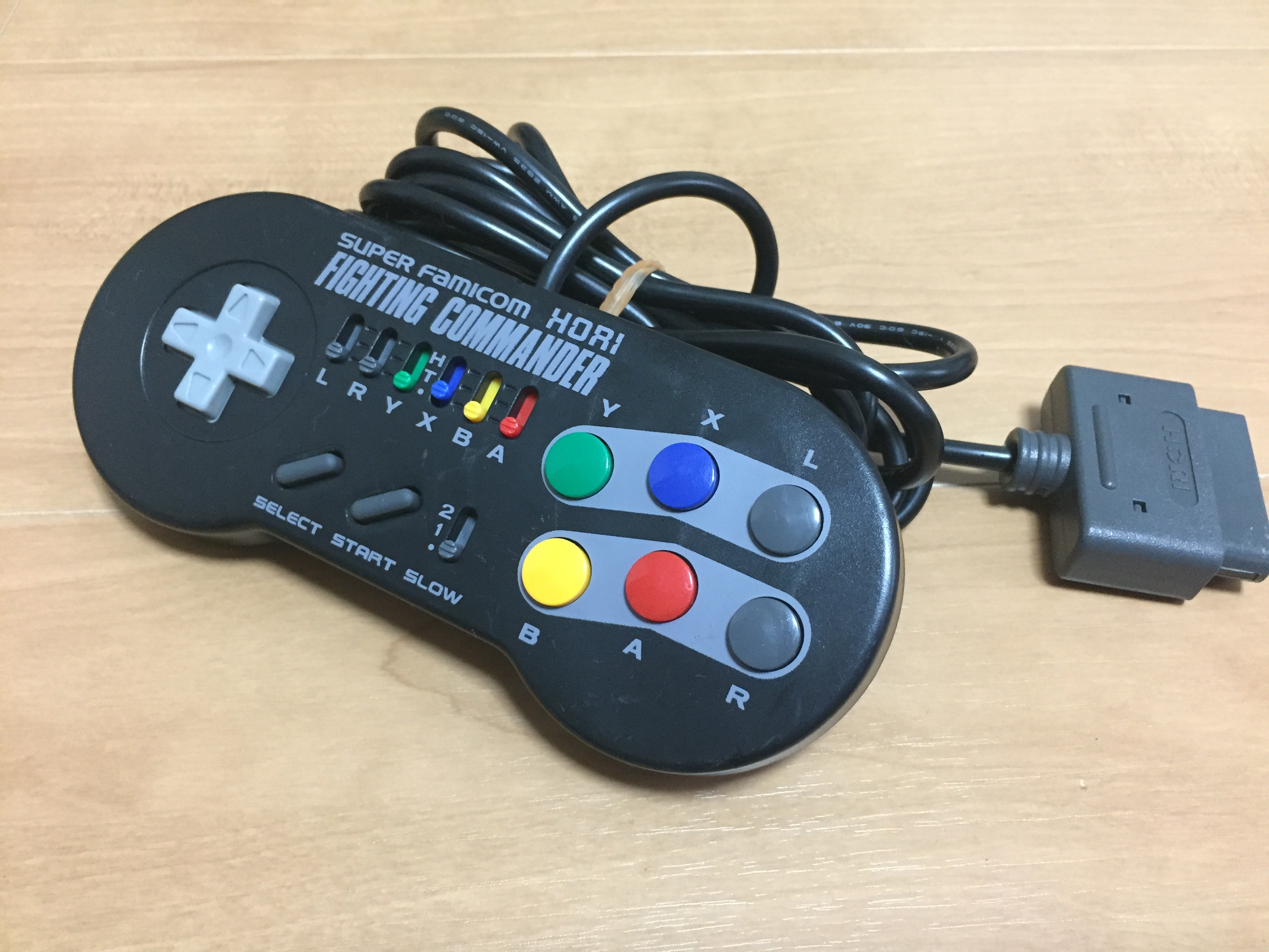 スーパーファミコン用コントローラ HORI ファイティングコマンダー 2個